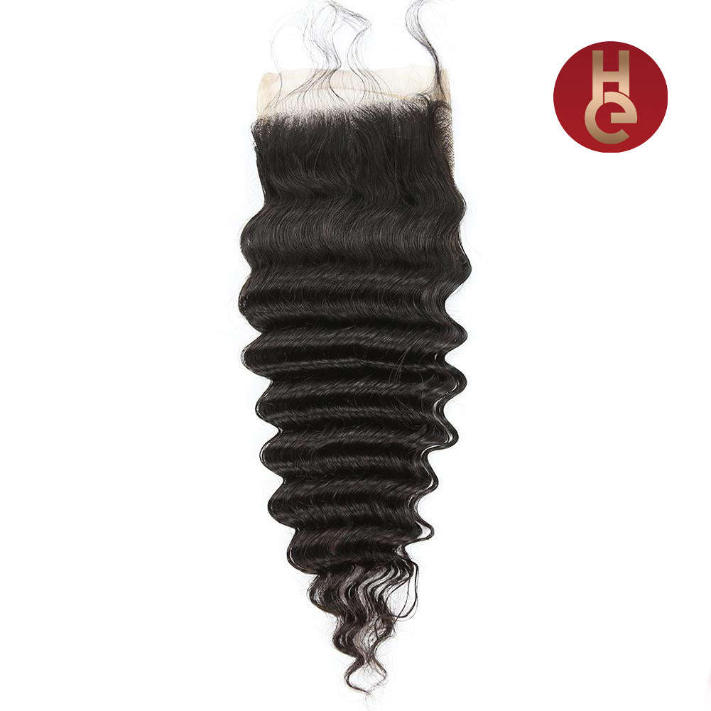 4x4 Deep Wave Closure - Her Ego Hair Collection