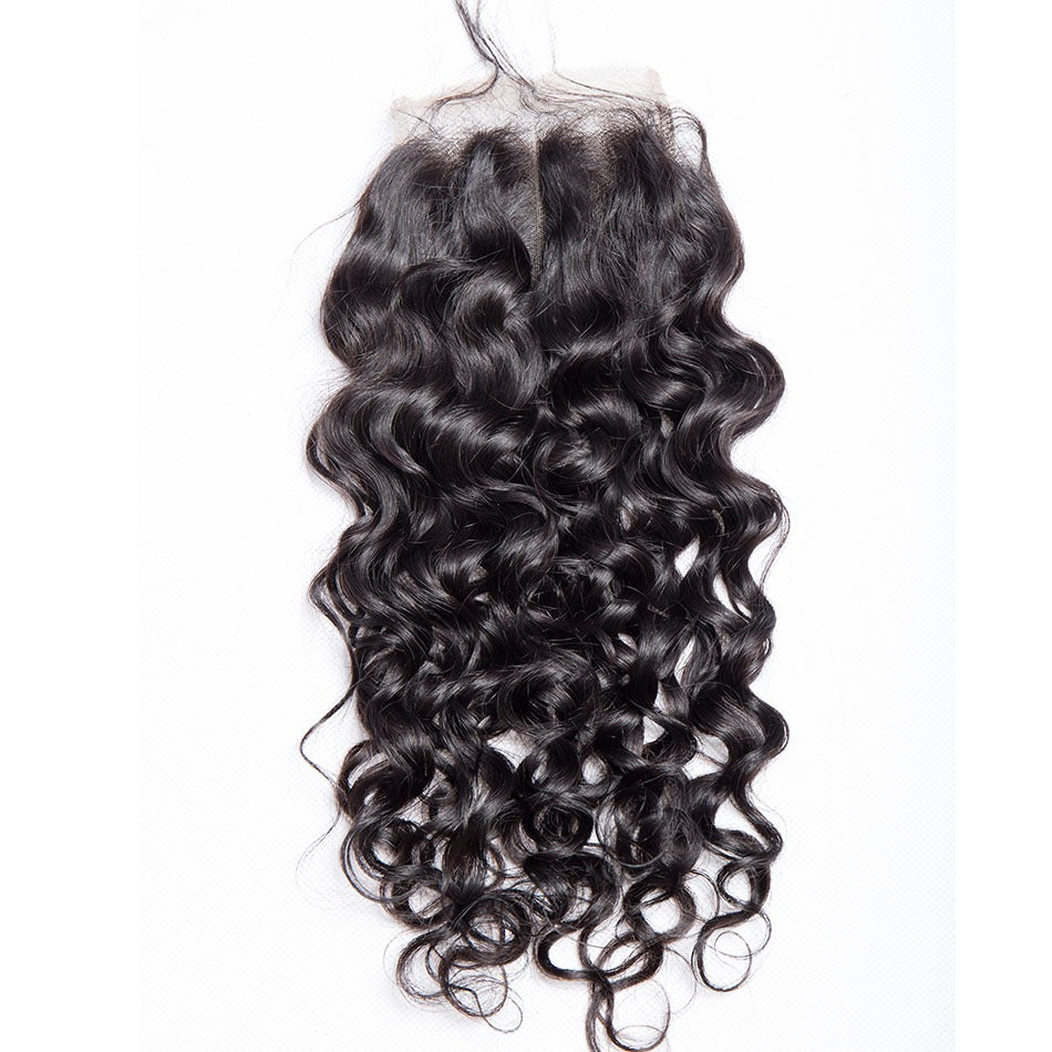 4x4 Natural Wavy Closure - Her Ego Hair Collection